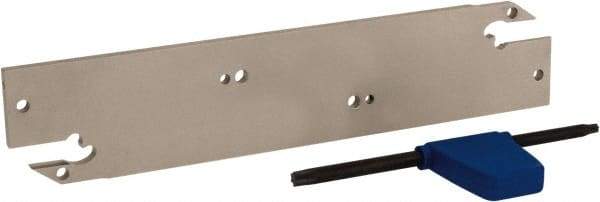 Iscar - 4 to 4.1mm Groove Width, Neutral Cut, DGFH Indexable Grooving Blade - DGN-UT/UA, DGN/DGNC/DGNM-C, DGN/DGNM-J/JS/JT, DGR/L-C DGRC/LC-C, DGR/L-J/JS, GRIP, GRIP (Full Radius) Insert Style, Series Do-Grip & Heli-Grip - Eagle Tool & Supply