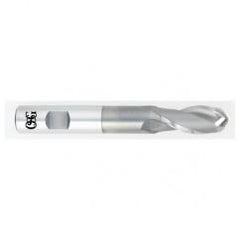 3/8" Dia. - 3-5/16" OAL - Bright HSS Co-Center Cut SE EM - 2 FL - Eagle Tool & Supply