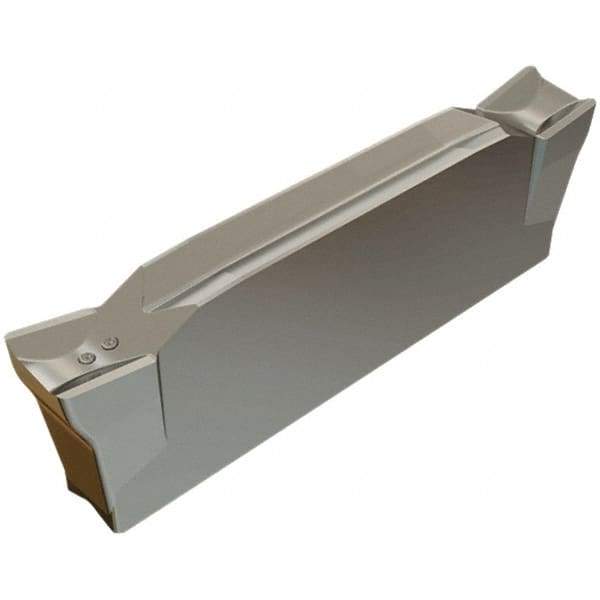 Iscar - DGL5003 IC328 Grade, 0.1969" Cutting Width, Carbide Cutoff Insert - 4° Left Hand Lead Angle, 0.0118" Cnr Rad, TiCN Coated, Double End - Eagle Tool & Supply
