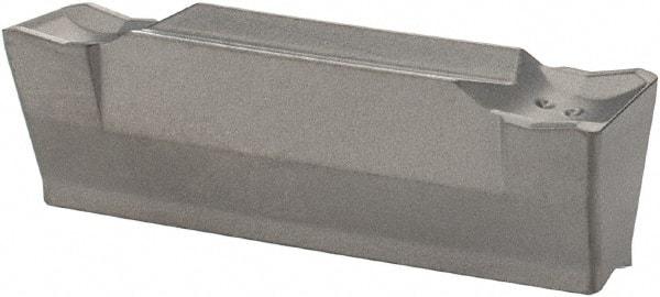 Iscar - DGN4003 IC20 Grade, 0.1575" Cutting Width, Carbide Cutoff Insert - Neutral Lead Angle, 0.0118" Cnr Rad, Double End - Eagle Tool & Supply
