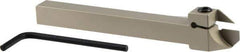 Iscar - External Thread, 0.591" Max Depth of Cut, 0.055" Min Groove Width, 5-1/2" OAL, Right Hand Indexable Grooving Cutoff Toolholder - 1/2" Shank Height x 1/2" Shank Width, DG.. Insert Style, DGT Toolholder Style, Series Do-Grip - Eagle Tool & Supply