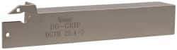 Iscar - Right Hand Cut, 1.38" Max Workpc Diam, DG. 1.., DG. 3.. Insert, Indexable Cutoff Toolholder - 1" Shank Width, 1" Shank Height, 6" OAL - Eagle Tool & Supply