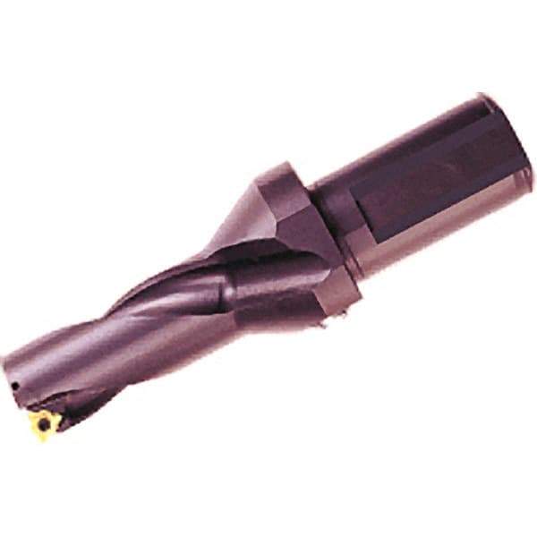 Iscar - 3.8" Max Drill Depth, 2.25xD, 1-11/16" Diam, Indexable Insert Drill - 1-1/2" Shank Diam, Whistle Notch Shank - Eagle Tool & Supply