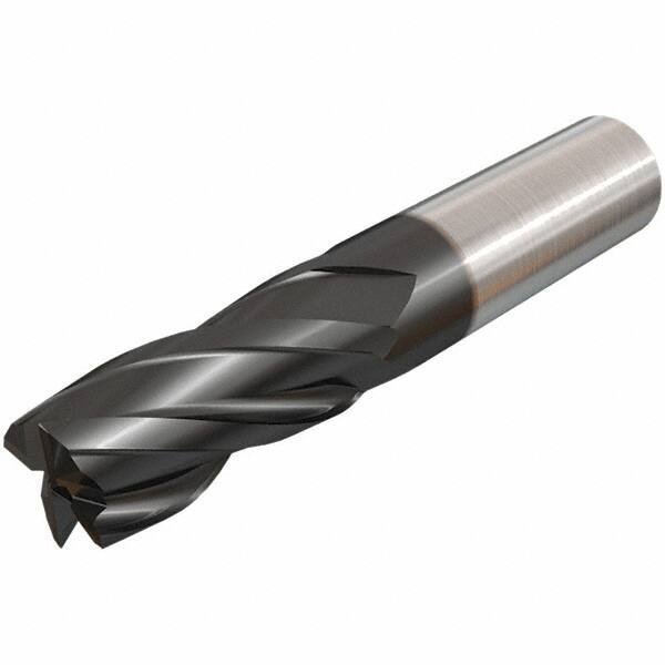 Iscar - 16mm, 4 Flute, Single End, Solid Carbide, Corner Chamfer End Mill - 92mm OAL, 30° Helix, Right Hand Flute, 32mm LOC, Right Hand Cut - Eagle Tool & Supply