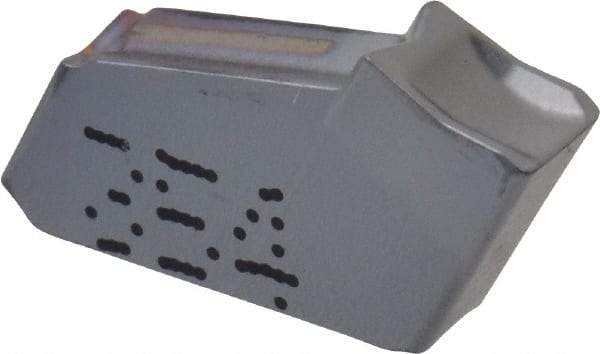 Iscar - GFN B IC354 Grade, 0.1189" Cutting Width, Carbide Cutoff Insert - 0° Neutral Lead Angle, 0.0118" Cnr Rad, TiCN Coated, Single End - Eagle Tool & Supply