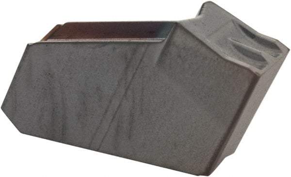 Iscar - GFR W IC354 Grade, 0.1181" Cutting Width, Carbide Cutoff Insert - 4° Right Hand Lead Angle, 0.0079" Cnr Rad, TiCN Coated, Single End - Eagle Tool & Supply