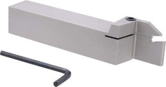 Iscar - External Thread, 1.26" Max Depth of Cut, 0.236" Min Groove Width, 7" OAL, Right Hand Indexable Grooving Cutoff Toolholder - 1-1/4" Shank Height x 1-1/4" Shank Width, GI.. Insert Style, GHG Toolholder Style, Series Cut Grip - Eagle Tool & Supply