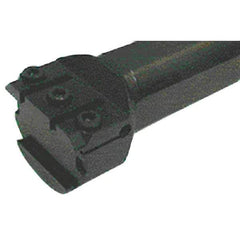 Iscar - GHIC, Internal, Neutral, 1.18" Max Depth of Cut, 0.11 to 1/4" Groove Width, Indexable Grooving Tool Holder - GI.., TIP Insert Compatibility, 2.28" Shank Height, 1-1/2" Shank Width, 12" OAL - Eagle Tool & Supply