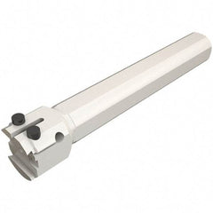 Iscar - GHIC, Internal, Neutral, 19.5mm Max Depth of Cut, 2.8 to 6.4mm Groove Width, Indexable Grooving Tool Holder - GI.., TIPI Insert Compatibility, 36mm Shank Height, 40mm Shank Width, 260mm OAL - Eagle Tool & Supply