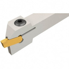 Iscar - GHM, External, Left Hand, 4.8mm Max Depth of Cut, 4mm Max Groove Width, Indexable Grooving Tool Holder - GI.. Insert Compatibility, 12mm Shank Height, 12mm Shank Width, 110mm OAL - Eagle Tool & Supply