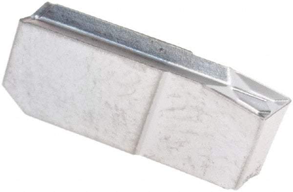 Iscar - 24GIM Grade IC354, 2.4mm Cutting Width Carbide Grooving Insert - Neutral, 0.17mm Corner Radius, TiN/TiCN Finish - Eagle Tool & Supply