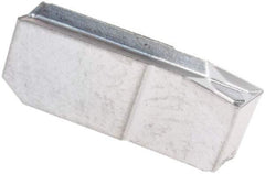 Iscar - 24GIM Grade IC354, 2.4mm Cutting Width Carbide Grooving Insert - Neutral, 0.17mm Corner Radius, TiN/TiCN Finish - Eagle Tool & Supply