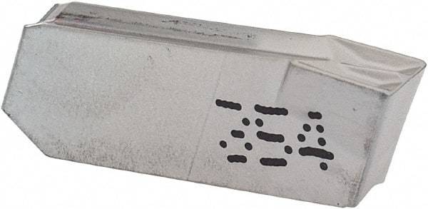 Iscar - 32GIM Grade IC354, 3.2mm Cutting Width Carbide Grooving Insert - Neutral, 0.22mm Corner Radius, TiCN Finish - Eagle Tool & Supply