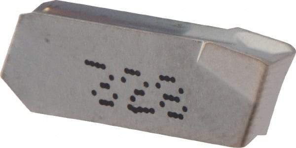 Iscar - 3GIM Grade IC328, 3mm Cutting Width Carbide Grooving Insert - Neutral, 0.22mm Corner Radius, TiCN Finish - Eagle Tool & Supply