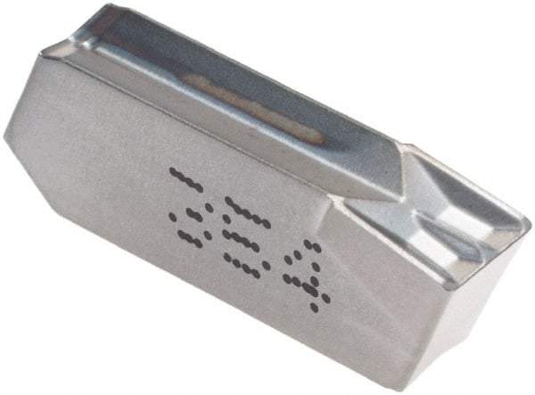 Iscar - 4GIM Grade IC354, 4mm Cutting Width Carbide Grooving Insert - Neutral, 0.25mm Corner Radius, TiCN Finish - Eagle Tool & Supply