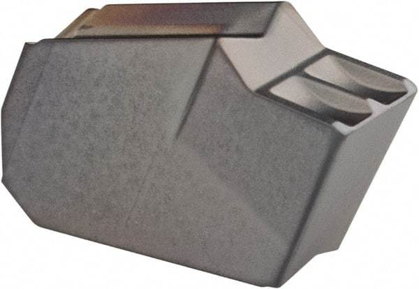 Iscar - GTN4 W IC354 Grade, 0.1614" Cutting Width, Carbide Cutoff Insert - 0° Neutral Lead Angle, 0.0094" Cnr Rad, TiCN Coated, Single End - Eagle Tool & Supply