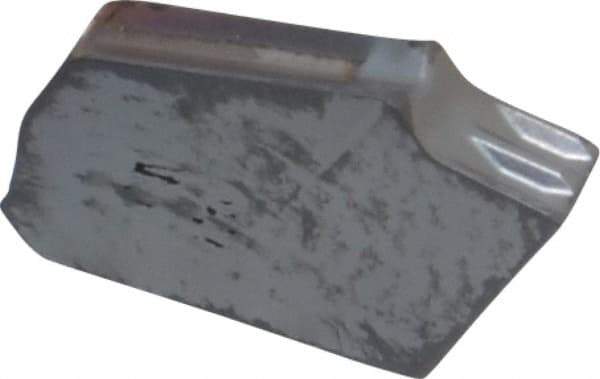 Iscar - GTR W IC354 Grade, 0.122" Cutting Width, Carbide Cutoff Insert - 4° Right Hand Lead Angle, 0.0079" Cnr Rad, TiCN Coated, Single End - Eagle Tool & Supply