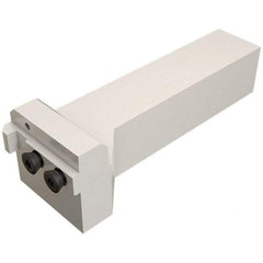 Iscar - 5.67" OAL, Right Hand Indexable Grooving Cutoff Toolholder - 1-1/4" Shank Height x 1-1/4" Shank Width, DGN/GRIP/HFPR Insert Style, HAP Toolholder Style, Series Heliface - Eagle Tool & Supply