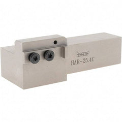 Iscar - External Thread, 5-1/2" OAL, Right Hand Indexable Grooving Cutoff Toolholder - 1" Shank Height x 1" Shank Width, HAR Toolholder Style, Series Heliface - Eagle Tool & Supply
