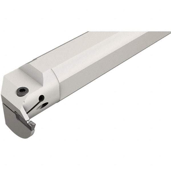 Iscar - HELII, Internal, Left Hand, 0.197" Max Depth of Cut, 0.118 to 1/8" Groove Width, Indexable Grooving Tool Holder - 3/4" Shank Width, 6-1/2" OAL, Through Coolant - Eagle Tool & Supply