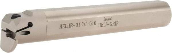Iscar - HELII, Internal, Right Hand, 0.393" Max Depth of Cut, 0.197" Min Groove Width, Indexable Grooving Tool Holder - 1-1/4" Shank Width, 8" OAL, Through Coolant - Eagle Tool & Supply