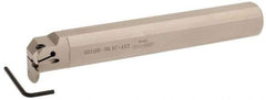 Iscar - HELII, Internal, Right Hand, 0.472" Max Depth of Cut, 0.157 to 3/16" Groove Width, Indexable Grooving Tool Holder - 1-1/2" Shank Width, 10" OAL, Through Coolant - Eagle Tool & Supply