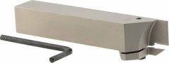 Iscar - HELI, External, Left Hand, 0.118 to 1/8" Groove Width, Indexable Grooving Tool Holder - GRIP 3.., HGN 30.. Insert Compatibility, 1" Shank Height, 1" Shank Width, 6" OAL - Eagle Tool & Supply