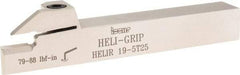 Iscar - HELI, External, Right Hand, 0.197" Max Groove Width, Indexable Grooving Tool Holder - DG.. 5003, GRIP 5.. Insert Compatibility, 3/4" Shank Height, 3/4" Shank Width, 5-1/2" OAL - Eagle Tool & Supply