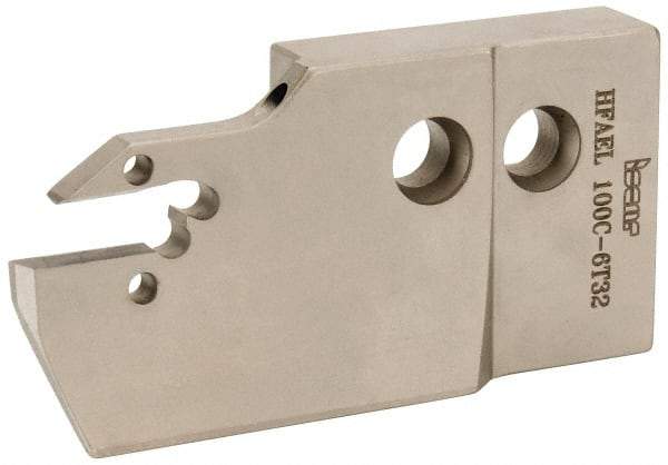 Iscar - 6mm Groove Width, 32mm Max Depth of Cut, Left Hand Cut, HFAE Indexable Grooving Blade - DGN/DGNC/DGNM-C, DGN/DGNM-J/JS/JT, DGN-UT/UA, DGN-W, GRIP, HFPR/L, HGPL Insert Style, Series Heliface - Eagle Tool & Supply