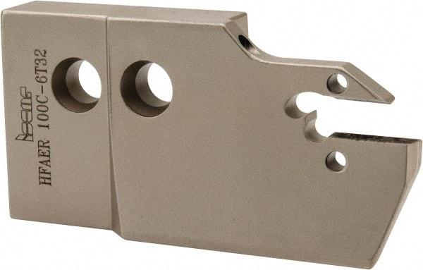 Iscar - 6mm Groove Width, 32mm Max Depth of Cut, Right Hand Cut, HFAE Indexable Grooving Blade - DGN/DGNC/DGNM-C, DGN/DGNM-J/JS/JT, DGN-UT/UA, DGN-W, GRIP, HFPR/L, HGPL Insert Style, Series Heliface - Eagle Tool & Supply