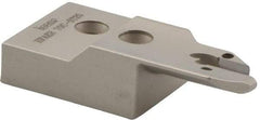 Iscar - 5mm Groove Width, 25mm Max Depth of Cut, Right Hand Cut, HFAE Indexable Grooving Blade - DGN/DGNC/DGNM-C, DGN/DGNM-J/JS/JT, DGN-UT/UA, DGN-W, GRIP, HFPR/L, HGPL Insert Style, Series Heliface - Eagle Tool & Supply