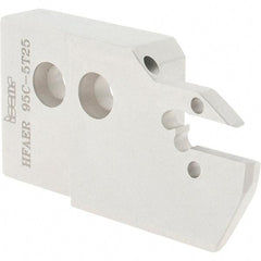 Iscar - 5mm Groove Width, 25mm Max Depth of Cut, Right Hand Cut, HFAE Indexable Grooving Blade - DGN/DGNC/DGNM-C, DGN/DGNM-J/JS/JT, DGN-UT/UA, DGN-W, GRIP, HFPR/L, HGPL Insert Style, Series Heliface - Eagle Tool & Supply