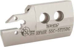 Iscar - 5mm Groove Width, 25mm Max Depth of Cut, Right Hand Cut, HFAI Indexable Grooving Blade - HFPR/L Insert Style, Series Heliface - Eagle Tool & Supply