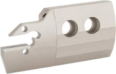 Iscar - 5mm Groove Width, 25mm Max Depth of Cut, Right Hand Cut, HFAI Indexable Grooving Blade - HFPR/L Insert Style, Series Heliface - Eagle Tool & Supply