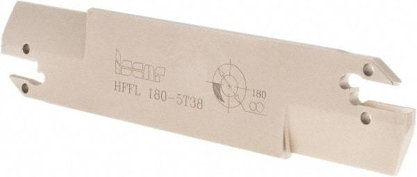 Iscar - 5mm Groove Width, 38mm Max Depth of Cut, Left Hand Cut, HFF Indexable Grooving Blade - HFPR/L 5025... Insert Style, Series Heliface - Eagle Tool & Supply