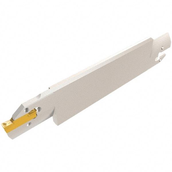 Iscar - 6mm Groove Width, 38mm Max Depth of Cut, Left Hand Cut, HFF Indexable Grooving Blade - HFPR/L 6030... Insert Style, Series Heliface - Eagle Tool & Supply