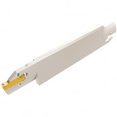 Iscar - 6mm Groove Width, 38mm Max Depth of Cut, Left Hand Cut, HFF Indexable Grooving Blade - HFPR/L 6030... Insert Style, Series Heliface - Eagle Tool & Supply