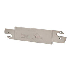Iscar - 4mm Groove Width, 30mm Max Depth of Cut, Right Hand Cut, HFF Indexable Grooving Blade - HFPR/L 4020... Insert Style, Series Heliface - Eagle Tool & Supply