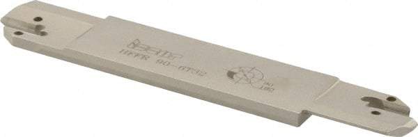 Iscar - 6mm Groove Width, 32mm Max Depth of Cut, Right Hand Cut, HFF Indexable Grooving Blade - HFPR/L 6004... Insert Style, Series Heliface - Eagle Tool & Supply