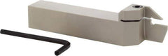 Iscar - HFH, External, Left Hand, 0.98" Max Depth of Cut, 0.157" Max Groove Width, Indexable Grooving Tool Holder - H.PL 40.. Insert Compatibility, 1" Shank Height, 1" Shank Width, 6" OAL - Eagle Tool & Supply