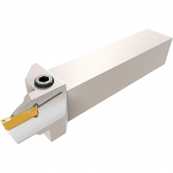 Iscar - HFH, External, Right Hand, 0.39" Max Depth of Cut, 0.197" Max Groove Width, Indexable Grooving Tool Holder - DGN.., GRIP 50.., HFPR 5004 Insert Compatibility, 1" Shank Height, 1" Shank Width, 6" OAL - Eagle Tool & Supply