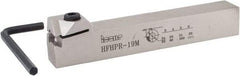 Iscar - HFHP, Internal or External, Right Hand, 0.197" Max Depth of Cut, 0.118 to 0.236" Groove Width, Indexable Grooving Tool Holder - HFPR Insert Compatibility, 3/4" Shank Height, 3/4" Shank Width, 5" OAL - Eagle Tool & Supply