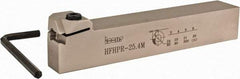 Iscar - HFHP, External, Right Hand, 0.197" Max Depth of Cut, 0.118 to 0.236" Groove Width, Indexable Grooving Tool Holder - HFP.. Insert Compatibility, 1" Shank Height, 1" Shank Width, 6" OAL - Eagle Tool & Supply