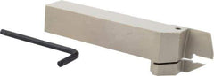 Iscar - HFHR, External, Right Hand, 0.98" Max Depth of Cut, 0.157" Min Groove Width, Indexable Grooving Tool Holder - 1" Shank Height, 1" Shank Width, 6" OAL - Eagle Tool & Supply