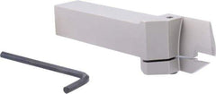 Iscar - HFH, External, Right Hand, 1.26" Max Depth of Cut, 0.236" Max Groove Width, Indexable Grooving Tool Holder - DGN 6303, GRIP 6.., HFPR 6004 Insert Compatibility, 1" Shank Height, 1" Shank Width, 6" OAL - Eagle Tool & Supply