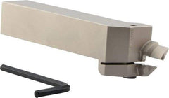 Iscar - HFH, External, Right Hand, 0.47" Max Depth of Cut, 0.157" Max Groove Width, Indexable Grooving Tool Holder - DGN 4.., GRIP 4.., HFPR 4004 Insert Compatibility, 1" Shank Height, 1" Shank Width, 6" OAL - Eagle Tool & Supply