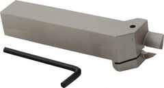 Iscar - HFH, External, Right Hand, 0.67" Max Depth of Cut, 0.236" Max Groove Width, Indexable Grooving Tool Holder - DGN 6303, GRIP 6.., HFPR 6004 Insert Compatibility, 1" Shank Height, 1" Shank Width, 6" OAL - Eagle Tool & Supply