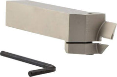 Iscar - HFH, External, Right Hand, 0.87" Max Depth of Cut, 0.118" Max Groove Width, Indexable Grooving Tool Holder - HFPR 30.. Insert Compatibility, 1" Shank Height, 1" Shank Width, 6" OAL - Eagle Tool & Supply