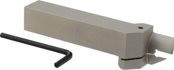 Iscar - HFH, External, Right Hand, 0.98" Max Depth of Cut, 0.157" Max Groove Width, Indexable Grooving Tool Holder - DGN 4.., GRIP 4.., HFPR 4004 Insert Compatibility, 1" Shank Height, 1" Shank Width, 6" OAL - Eagle Tool & Supply