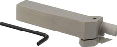 Iscar - HFH, External, Right Hand, 0.98" Max Depth of Cut, 0.157" Max Groove Width, Indexable Grooving Tool Holder - DGN 4.., GRIP 4.., HFPR 4004 Insert Compatibility, 1" Shank Height, 1" Shank Width, 6" OAL - Eagle Tool & Supply